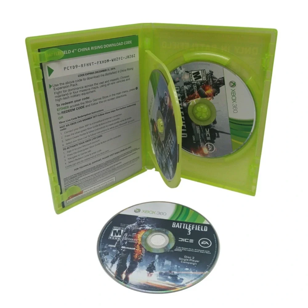 XBOX‎ 360 GAME BATTLEFIELD 3 & 4
